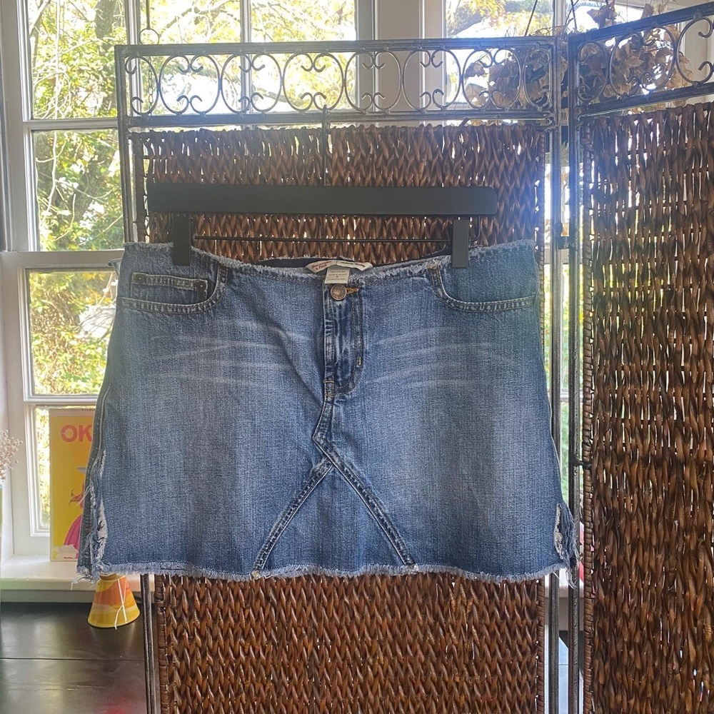 Denim Abercrombie mini skirt
